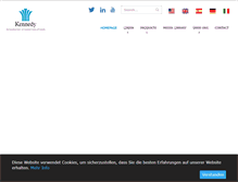 Tablet Screenshot of kennedy-hygiene.de