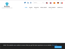 Tablet Screenshot of kennedy-hygiene.com